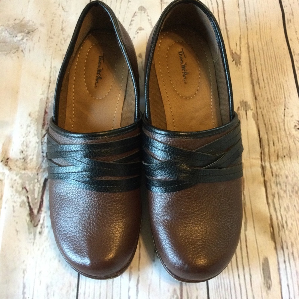 Thom McAn New Brown and Black Women's Dress Casual Loafers Slip On Size Womens 9 - Picture 5 of 8